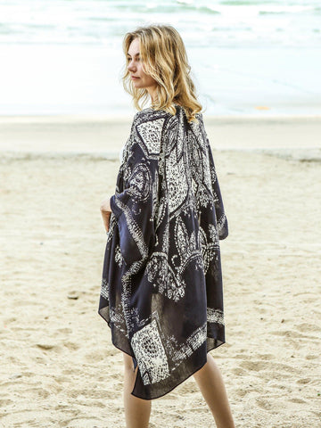 Blue Paradise Kimono - Shopmossrose